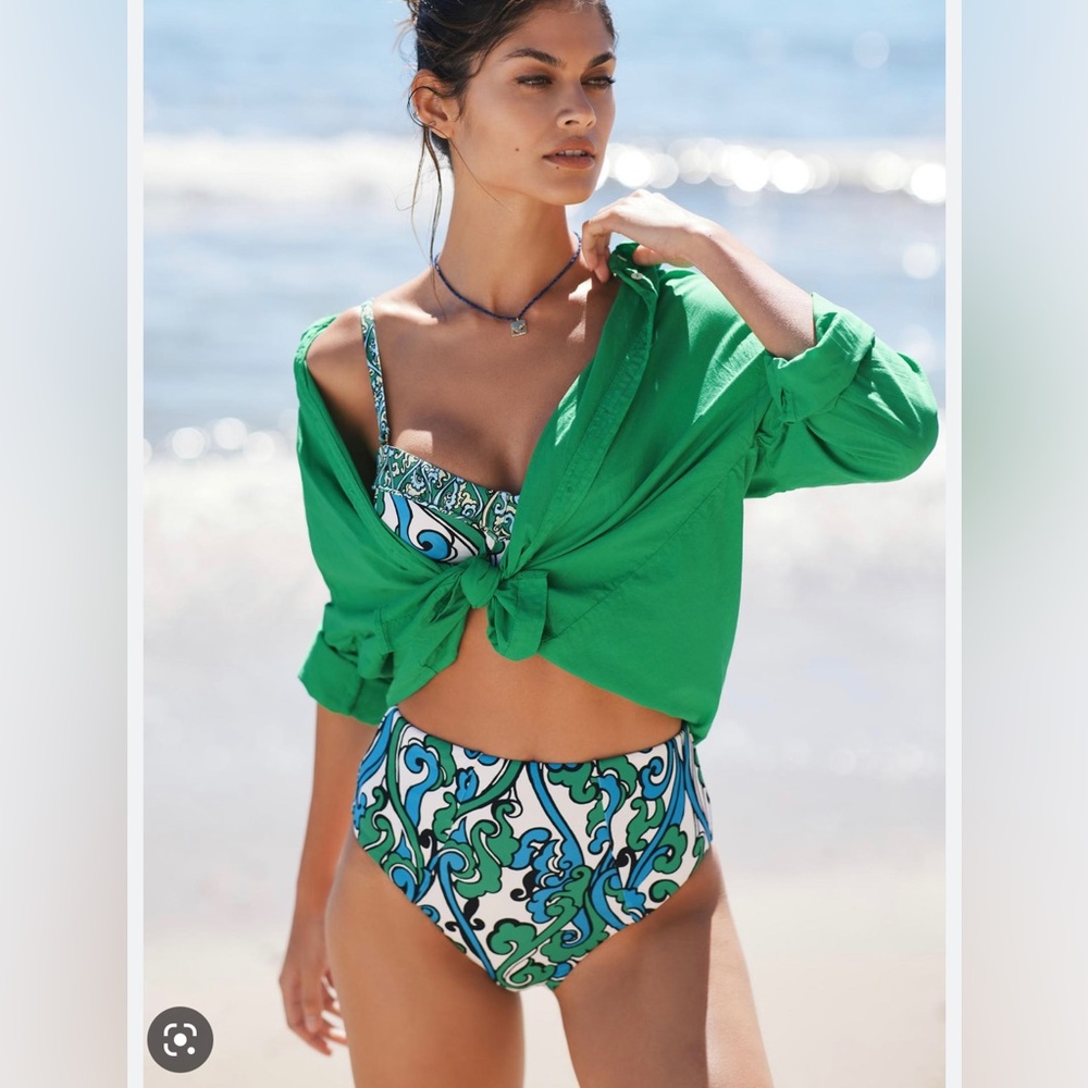 NWOT Anthropologie Maeve high waisted bikini bottoms